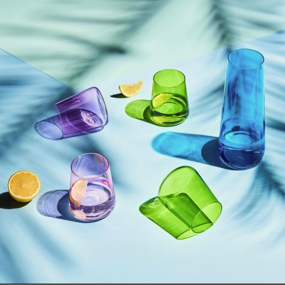 Krosno Poland water/drink set 5 pieces
